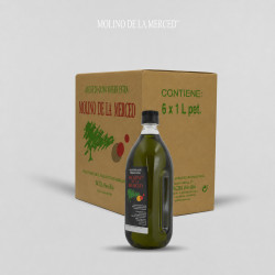 6 BOTELLAS AOVE 1 LITRO FORMATO PET CAMPAÑA 25/26